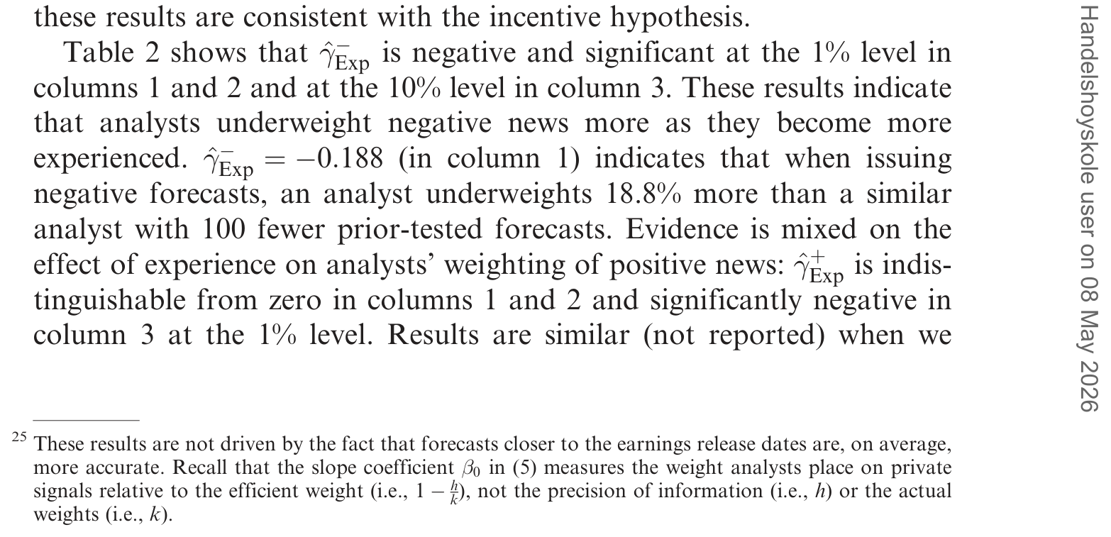 Table 2: shows that (cid:5)^(cid:4) is negative and significant at the 1% level in