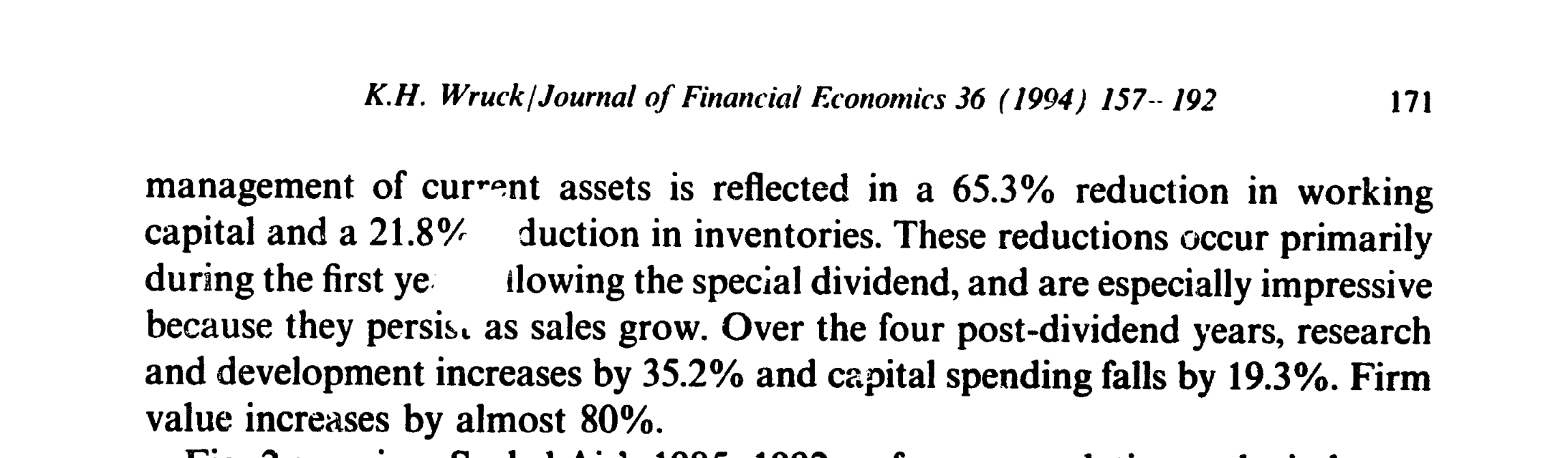 Figure 2: examines Sealed Air’s 19851992 performance relative to the industry