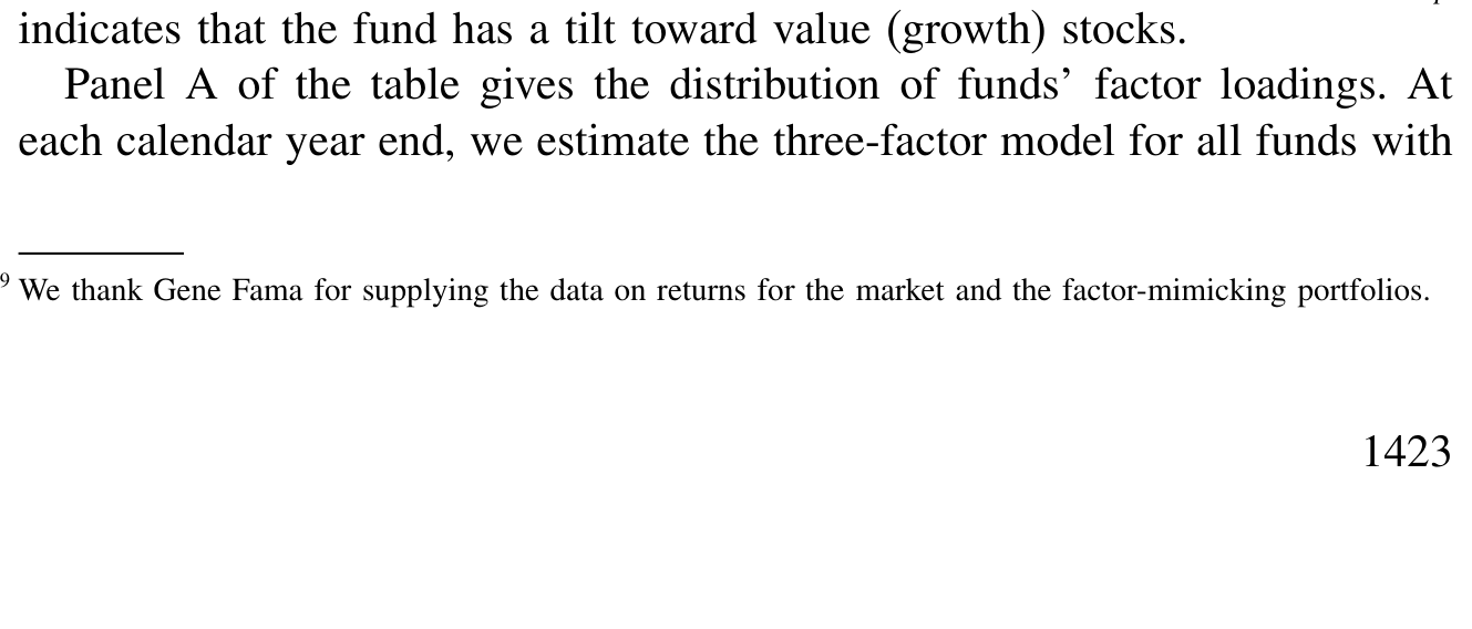 Table 5: provides another perspective on the distribution of fund styles from