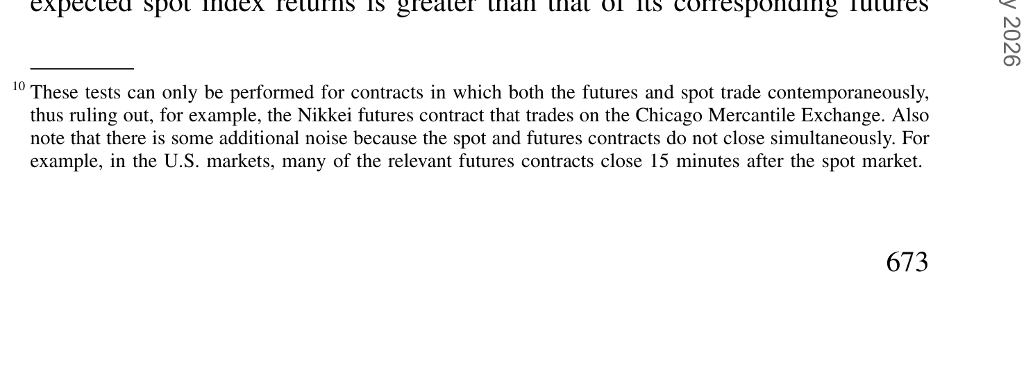 Table 3: presents the regression results from Equation (9) for each contract